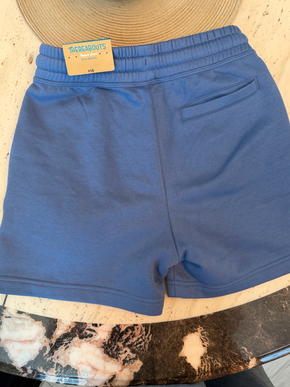 NWT Thereabouts Blue Fleece Shorts - Above the Knee - Picture 2 of 9
